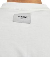 Chemise en coton pour homme Sixth June avec imprimé graphique T-shirt à manches courtes M23737ETS-OFFW Blanc/Vert