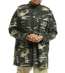 Chemise camouflage à manches longues pour homme Sixth June Chemise en coton avec boutons M2344VJA Vert/Noir/Marron Chemise camouflage à manches longues pour homme Sixth June Chemise en coton avec boutons M2344VJA Vert/Noir/Marron