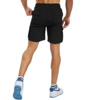 Sixth June Utility Pantaloncini cargo da uomo estivi con molte tasche M23691CST Nero