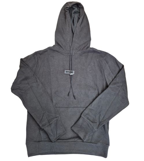 Sixth June men's hoodie with hood, casual pullover, cotton pullover 22640 gray