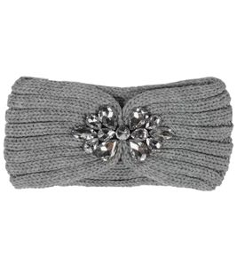 ABOUT YOU knitted headband headgear with decorative stones winter headband accessory AYO2423001 gray