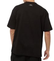 Sixth June Vintage men's cotton shirt, round neck shirt with colored eagle print T-shirt M23742ETS black