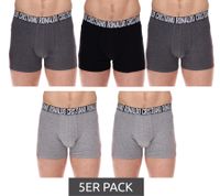 Pack de 5 calzoncillos tipo bóxer básicos CR7 CRISTIANO RONALDO para hombre, calzoncillos de algodón transpirables, ropa interior 300-8125-49, rojo, gris, azul marino, negro, colorido y dorado