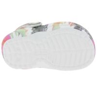 2 paia di pantofole da casa per bambini Crocs Classic Lined Tie-Dye foderate con zoccoli Dual-Crocs-Comfort 206683-0C4 colorate