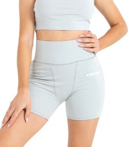 Sixth June Short de sport pour femme Leggings Pantalon court en coton Short de fitness 32947 Gris