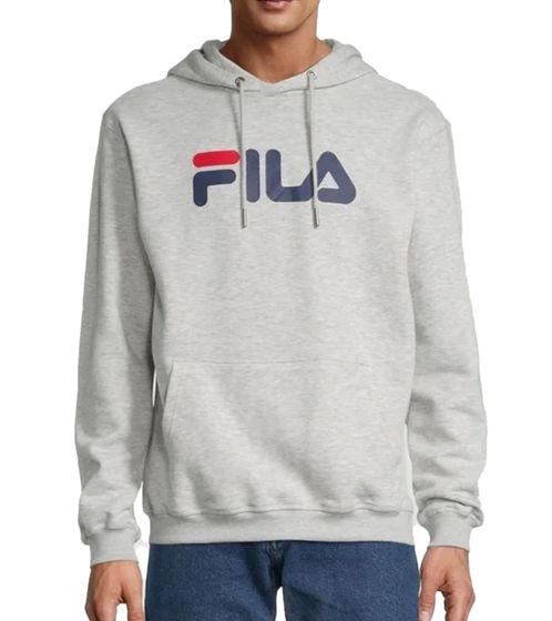 FILA Barumini men's hoodie, hooded sweater, pullover, sweater, cotton sweatshirt FAU0068-80000, mottled gray