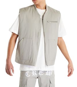 Gilet d'automne pour homme Sixth June, en coton, gris, M23554CJA