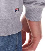 FILA Barumini Sweat à capuche pour homme Pull à capuche en coton Sweat-shirt FAU0068 Noir ou Gris