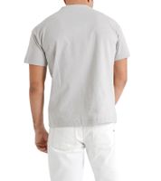 T-shirt pour homme avec logo cœur brodé Sixth June et épingle en métal amovible en coton à col rond 43117 Gris