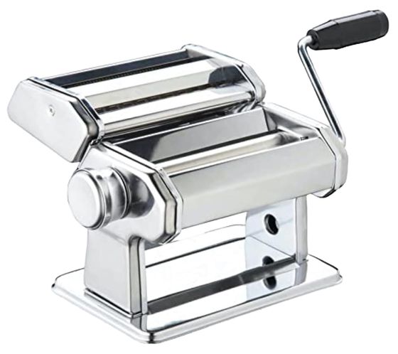 KSKITCHEN modern pasta machine with different levels kitchen helper with table clamp stainless steel kitchen accessories silver