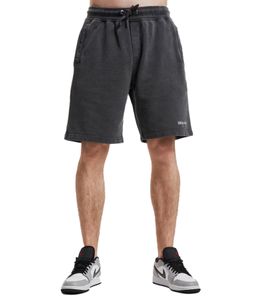 Sixth June Acid men's sweat shorts short cotton pants in a washed-out look summer pants M239694EST dark gray