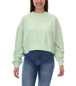 Pull court pour femme Sixth June avec broderie Sixth June Pull col rond Chemise à manches longues W33810ESW Vert menthe Pull court pour femme Sixth June avec broderie Sixth June Pull col rond Chemise à manches longues W33810ESW Vert menthe