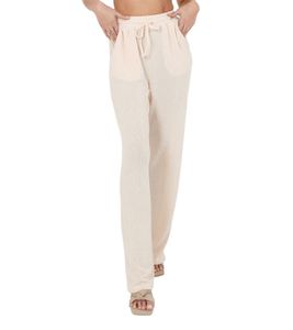 Sixth June Damen Jogger Homewear grobsichtige Chill-Hose Jogging-Hose W33823KPA Beige