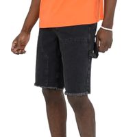 Sixth June men's jeans shorts, short cotton shorts, denim trousers M23559AST black