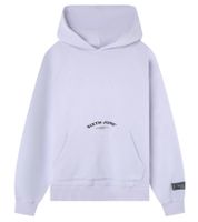 Sweat à capuche incurvé Sixth June pour homme en coton avec inscription de marque Sweat à capuche 22576 Lilas