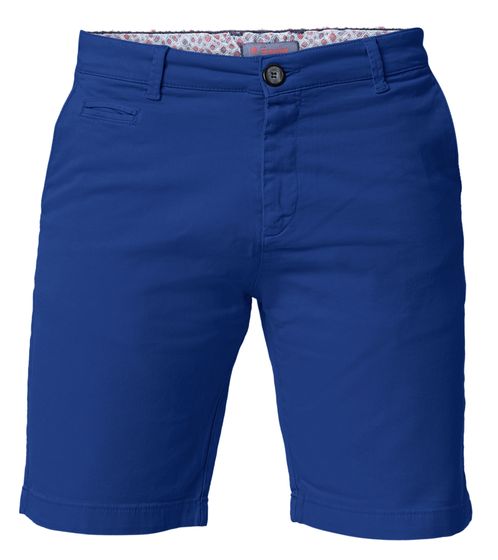 Heredot Herren Chino-Shorts kurze Baumwoll-Hose mit Eingrifftaschen Alltags-Hose Große Größen 900318 Blau