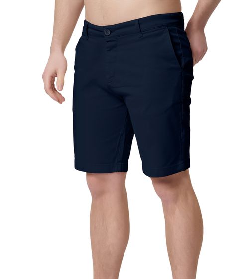 Heredot men's chino shorts, short cotton trousers with pockets, everyday trousers 900550 dark blue