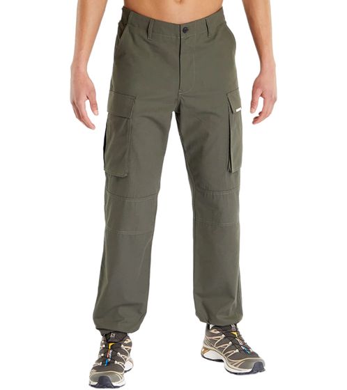 Pantalon cargo pour homme Sixth June Pantalon en coton avec de nombreuses poches Pantalon d'extérieur M23553CPA Vert