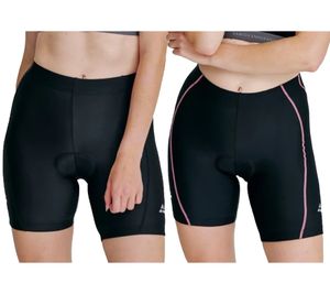 Cuissard de cyclisme pour femme DANISH ENDURANCE, cuissard de vélo avec rembourrage, cuissard de sport court 127000 en noir ou noir/rose