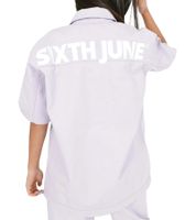 Veste en jean pour femme Sixth June Veste de printemps Veste en coton W33796EJA Violet Veste en jean pour femme Sixth June Veste de printemps Veste en coton W33796EJA Violet