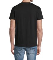 T-shirt homme steffen klein chemise en coton avec badge en silicone chemise col rond 906251 noir