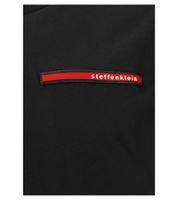 T-shirt homme steffen klein chemise en coton avec badge en silicone chemise col rond 906251 noir