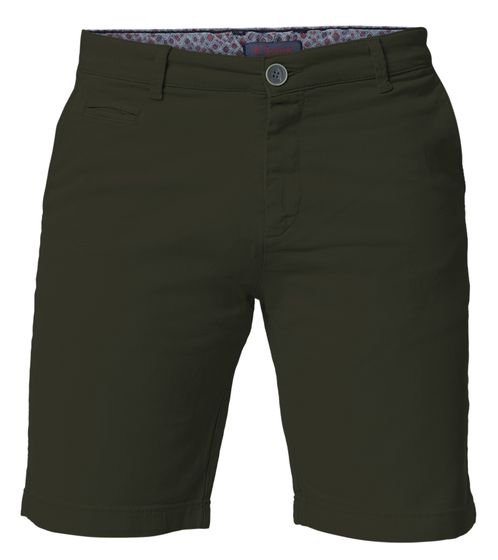 Heredot Herren Chino-Shorts kurze Baumwoll-Hose mit Eingrifftaschen Alltags-Hose Große Größen 900318 Khaki