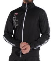 Veste d'entraînement pour homme COURSE X NASA Veste de sport respirante avec logo NASA sur la poitrine 900060 Noir