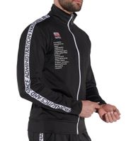 Veste d'entraînement pour homme COURSE X NASA Veste de sport respirante avec logo NASA sur la poitrine 900060 Noir