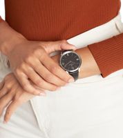 Pierre Cardin men's wristwatch analog quartz watch with stainless steel bracelet 3ATM 40mm CPI.2010 black/silver