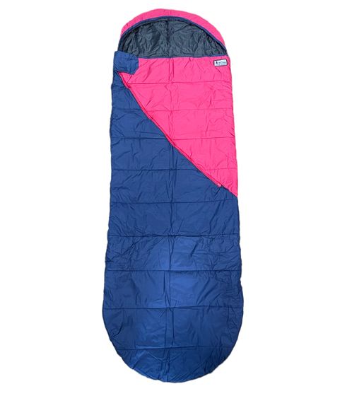 ACTIVA Cocoon sleeping bag with ripstop fabric down sleeping bag camping accessories blue/pink