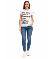 Damen ebay Fußball-Fan-Shirt Baumwoll-Rundhals-Shirt mit Rückennummer DFB Deutschland-Shirt Jubelsommer 900418 Weiß