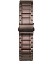 Pierre Cardin men's wristwatch with folding clasp, analogue quartz watch with stainless steel strap 3ATM 42mm CBV.1035 brown