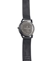 Pierre Cardin men's wristwatch with multi-dial and color gradient analog quartz watch with stainless steel bracelet 3ATM 44mm CPI.2059 silver/blue