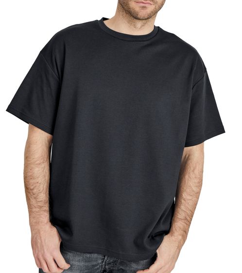 steffen klein men's oversized t-shirt cotton shirt round neck shirt 900331 black