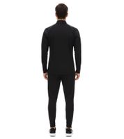 PUMA teamCup Maglione Troyer da uomo o pantaloni da jogging con tecnologia DryCell Maglietta da allenamento Design grafico Pantaloni sportivi Maglione fitness Attrezzatura sportiva Nero