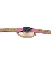 Pierre Cardin Damen Armband-Uhr modernes Ziffernblatt analoge Quarz-Uhr mit Leder-Armband 3ATM 32mm CMA.0004 Rosa/Gold
