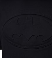 T-shirt pour homme COURSE BATMAN avec imprimé en plastique en coton à col rond 900119 Noir