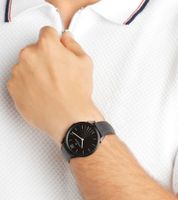 Orologio da donna Pierre Cardin quadrante semplice orologio analogico al quarzo con cinturino in pelle 3ATM 40mm CPI.2006 Nero