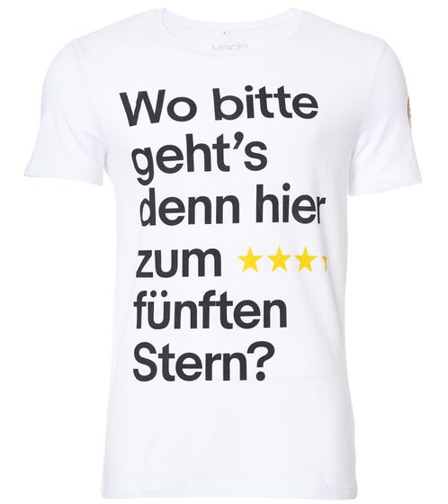 Herren ebay Fußball-Fan-Shirt Baumwoll-Rundhals-Shirt mit Rückennummer DFB Jubelsommer 900428 Weiß