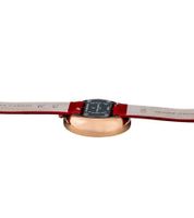 Orologio da donna Pierre Cardin quadrante moderno analogico al quarzo con cinturino in pelle 3ATM 32mm CMA.0007 Rosso/Oro