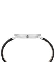 Orologio da donna Pierre Cardin con lettere del marchio come numeri orologio analogico al quarzo con cinturino in pelle 3ATM 39mm CBV.1001 Nero/Argento/Bianco