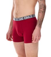 8er Pack CR7 CRISTIANO RONALDO Basic Trunk Herren Boxershorts atmungsaktive Baumwoll-Unterhose Unterwäsche 300-8109-49-2534 Schwarz/Rot/Grün/Navy
