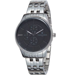 Reloj de pulsera atemporal para hombre Pierre Cardin con cierre desplegable, reloj analógico de cuarzo con brazalete de acero inoxidable 3ATM 42 mm A.PC902731F108 Plata Reloj de pulsera atemporal para hombre Pierre Cardin con cierre desplegable, reloj analógico de cuarzo con brazalete de acero inoxidable 3ATM 42 mm A.PC902731F108 Plata