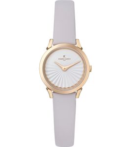 Orologio da donna Pierre Cardin quadrante analogico al quarzo con cinturino in pelle 3ATM 27mm CPI.2503 rosa/bianco/oro