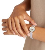 Orologio da donna Pierre Cardin quadrante analogico al quarzo con cinturino in pelle 3ATM 27mm CPI.2503 rosa/bianco/oro