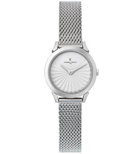 Pierre Cardin ladies two-hand wristwatch modern dial analogue quartz watch with stainless steel bracelet 3ATM 27mm CPI.2505 silver Pierre Cardin ladies two-hand wristwatch modern dial analogue quartz watch with stainless steel bracelet 3ATM 27mm CPI.2505 silver