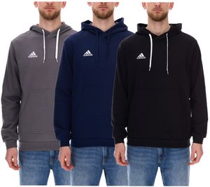 adidas Entrada 22 Hoody men's hoodie sustainable men's cotton sweater with kangaroo pocket hoodie in black, navy or grey adidas Entrada 22 Hoody men's hoodie sustainable men's cotton sweater with kangaroo pocket hoodie in black, navy or grey