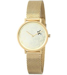 Orologio da donna Pierre Cardin con abbreviazione del marchio sul quadrante orologio analogico al quarzo con bracciale in acciaio inossidabile 3ATM 31mm CBV.1518 Oro Orologio da donna Pierre Cardin con abbreviazione del marchio sul quadrante orologio analogico al quarzo con bracciale in acciaio inossidabile 3ATM 31mm CBV.1518 Oro