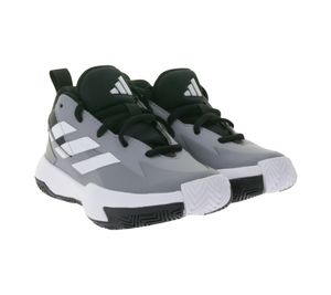 adidas cross Em Up Kinder Turn-Schuhe für Mädchen und Jungen mit Cloudfoam-Sohle Sport-Schuhe 92690651 Grau/Schwarz/Weiß